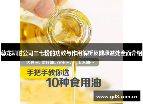 尊龙凯时公司三七粉的功效与作用解析及健康益处全面介绍